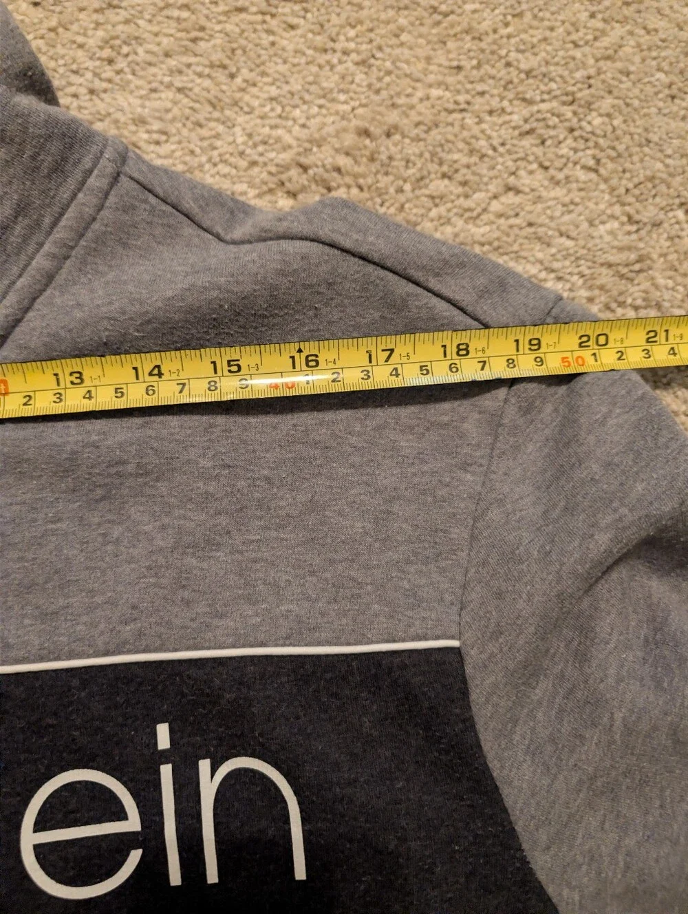 Calvin Klein Soft Touch Fleece Gray Zip-Up Jacket - Picture 12 of 14